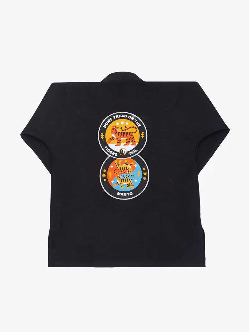 MANTO tigers tail Youth BJJ Gi black
